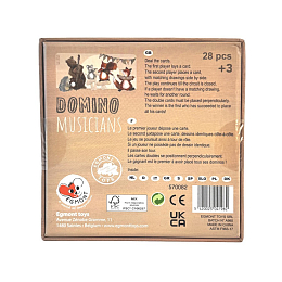 Домино "Музыканты" от бренда Egmont Toys