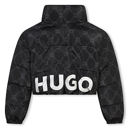 Куртка укороченная двусторонняя Monogram от бренда HUGO