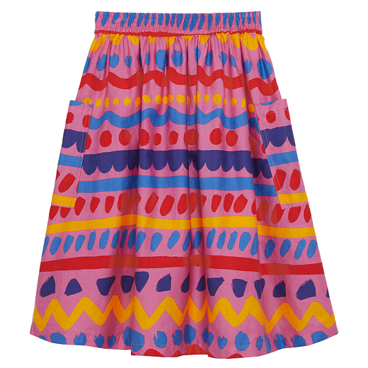 Юбка Striped Satin от бренда Stella McCartney kids