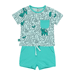 Футболка и шорты Blue cat and turtle от бренда Boboli