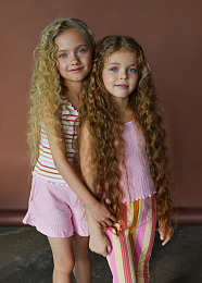 Кроп-топ Waffle Stripes от бренда Sproet & Sprout