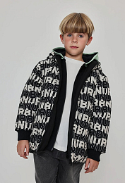 Куртка двусторонняя Letter print от бренда Boboli