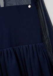 Платье фатиновое темно-синего цвета от бренда Trussardi