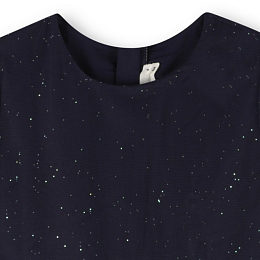 Платье Navy с деталью в пайетках от бренда Billieblush