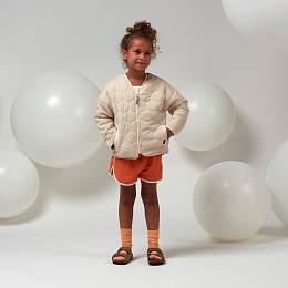 Куртка FRIENDLY WHALE Brown rice White gap grey от бренда Gosoaky