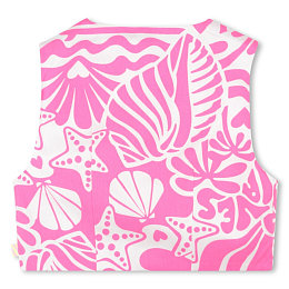 Жилетка с розовым принтом от бренда Billieblush