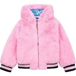Куртка меховая розового цвета от бренда Billieblush