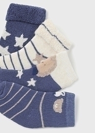 Носки махровые синие 4 пары от бренда Mayoral