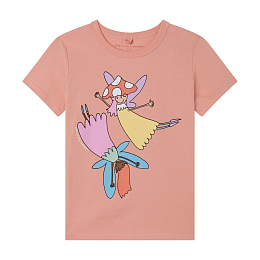 Футболка Fairys Pink от бренда Stella McCartney kids Розовый