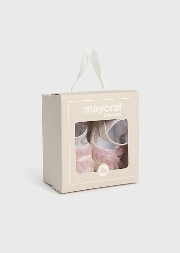Сандалии тканевые нежно-розовые от бренда Mayoral