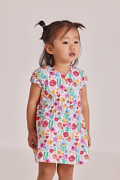 Платье и блумеры с принтом цветов от бренда Boboli