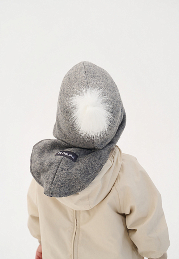 Шапка Solo fur grey от бренда Peppihat