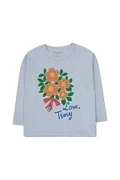 Лонгслив LOVE FLOWERS от бренда Tinycottons