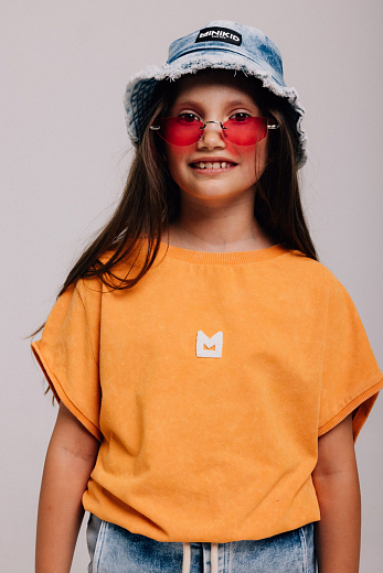 Футболка VINTAGE ORANGE от бренда MINIKID Оранжевый