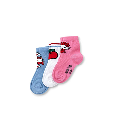 Носки 3 пары Hello kitty от бренда Original Marines