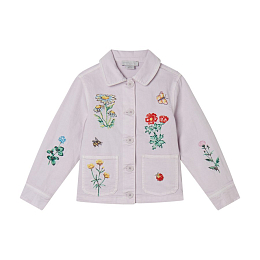 Куртка Flower Embroidered от бренда Stella McCartney kids