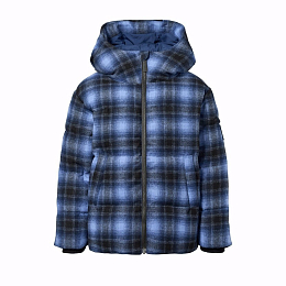 Куртка Hilo Wool Check Navy от бренда MOLO