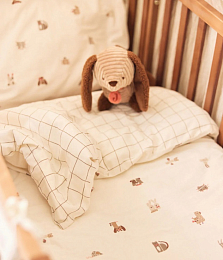 Мягкая игрушка Собачка Диего 18 см от бренда Jollein