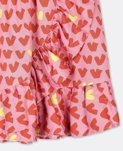 Юбка розовая с принтом от бренда Stella McCartney kids