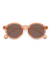 Очки KIDS Oval Sunglasses-Breakfast Art-Fig Pink от бренда Olivio and Co