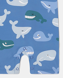 Комбинезон Whale Print от бренда Stella McCartney kids