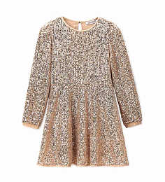 Платье Gold в пайетках от бренда Original Marines