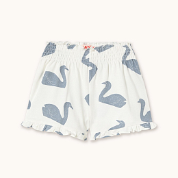 Шорты с принтом лебедей от бренда Tinycottons