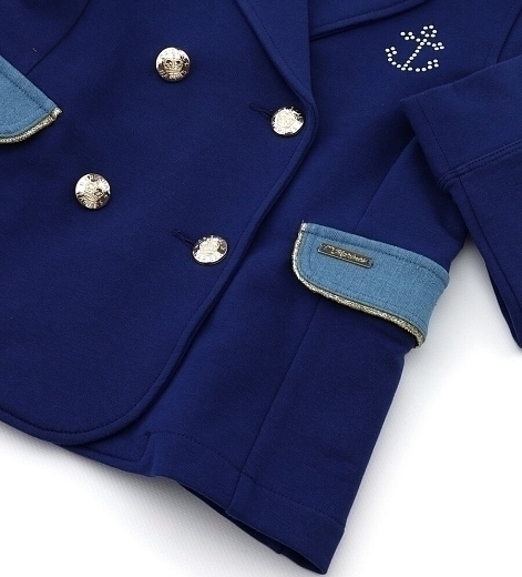 Пиджак с контрастными карманами от бренда Original Marines