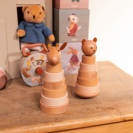 Пирамидка Жираф Леони от бренда Egmont Toys