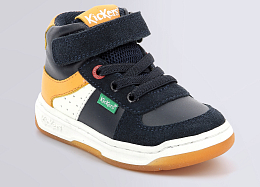 Кеды KICKALIEN NAVY ORANGE от бренда KicKers