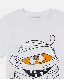 Футболка Zombie Graphic от бренда Stella McCartney kids Белый