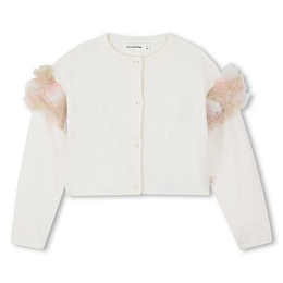 Кардиган с лентами на рукавах от бренда Billieblush