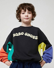 Свитшот Wavy Bobo Сolor Block от бренда Bobo Choses