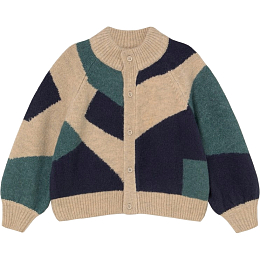 Кардиган Color Block от бренда Tinycottons