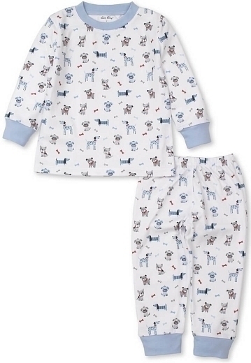 Пижама с изображением забавных щенков от бренда Kissy Kissy