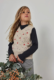 Жилетка Floral embroidery от бренда Boboli