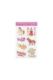 Набор татуировок розовый от бренда Tinycottons