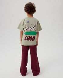 Футболка Dots Dog от бренда CHOOCHOO Хаки