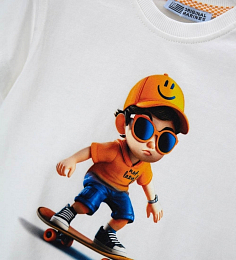 Футболка Skater от бренда Original Marines Белый