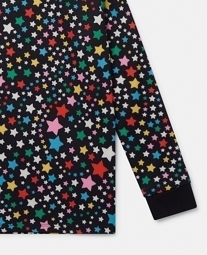 Лонгслив Star Pattern от бренда Stella McCartney kids