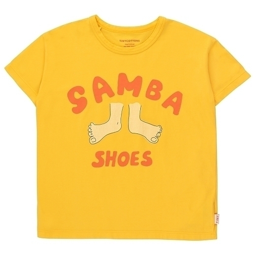 Футболка Samba shoes от бренда Tinycottons Желтый