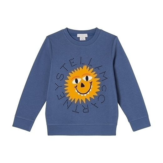 Свитшот с желтым монстром от бренда Stella McCartney kids