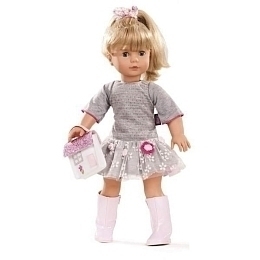 Кукла Джессика в сером платье от бренда Gotz