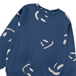 Свитшот Monti Big Smiles blue от бренда MOLO