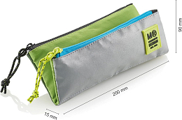 Пенал с тремя отделениями Трехцветный зеленый от бренда MiquelRius