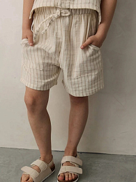 Рубашка и шорты Mare Beige Stripe от бренда GNGA
