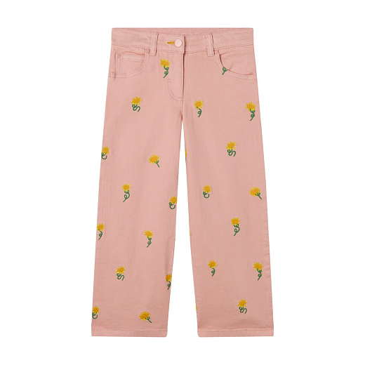 Джинсы Sunflower Print от бренда Stella McCartney kids