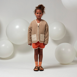 Куртка FRIENDLY WHALE Brown rice White gap grey от бренда Gosoaky