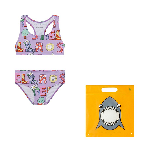 Бикини Woodland Lettering от бренда Stella McCartney kids