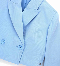 Кроп-жакет голубого цвета от бренда Original Marines